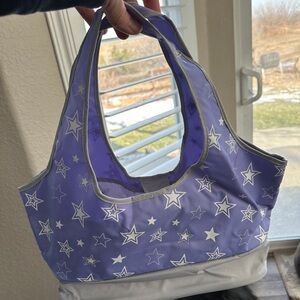 American girl, original purple, starry doll tote ￼